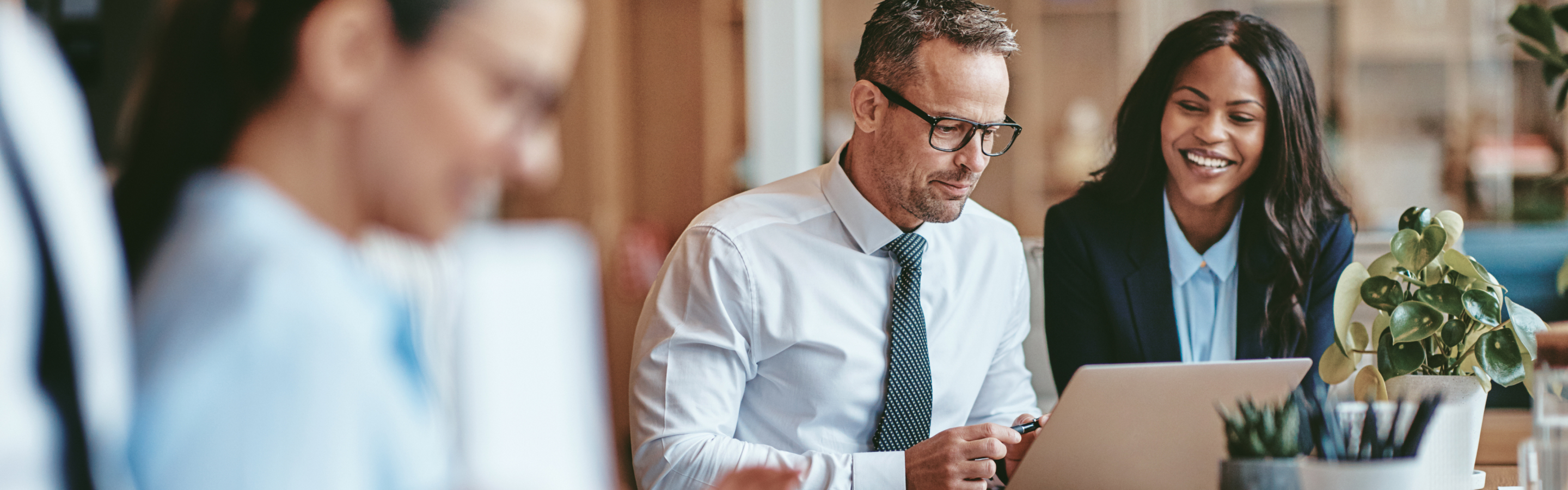 woman meeting with a financial professional