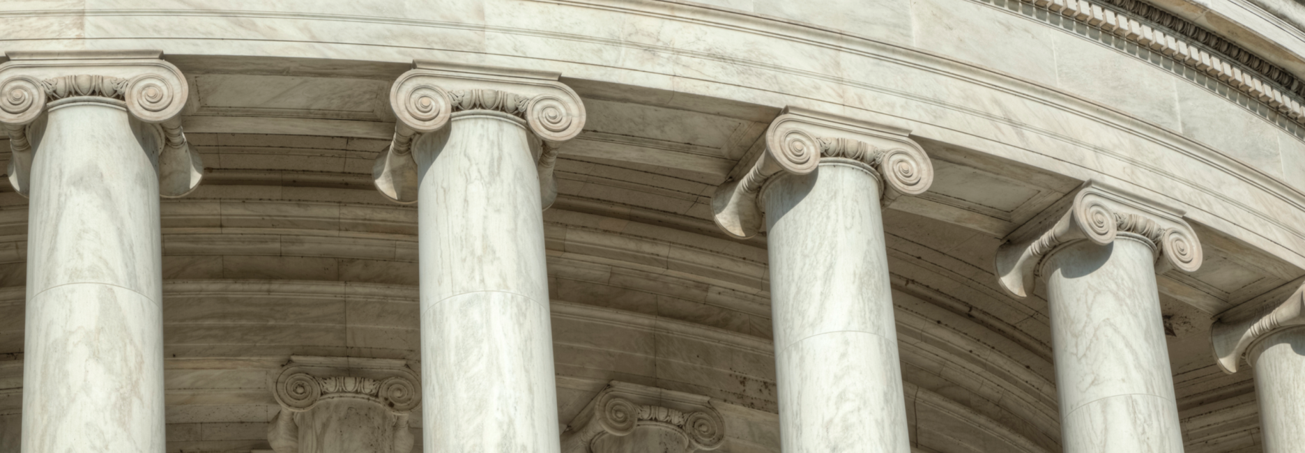 stone columns at Jefferson Memorial