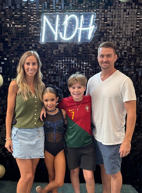 Sarah and her family