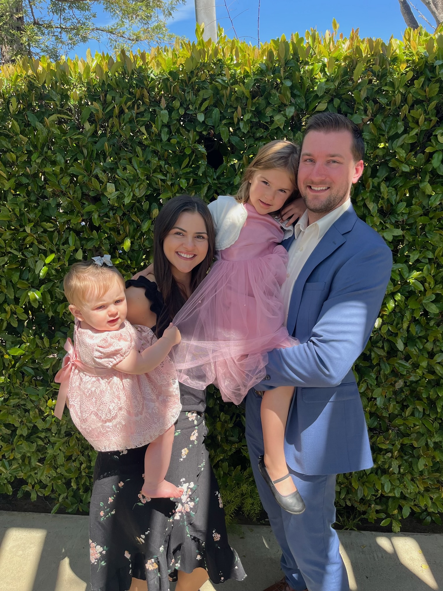 Jeremy and his wife and daughters