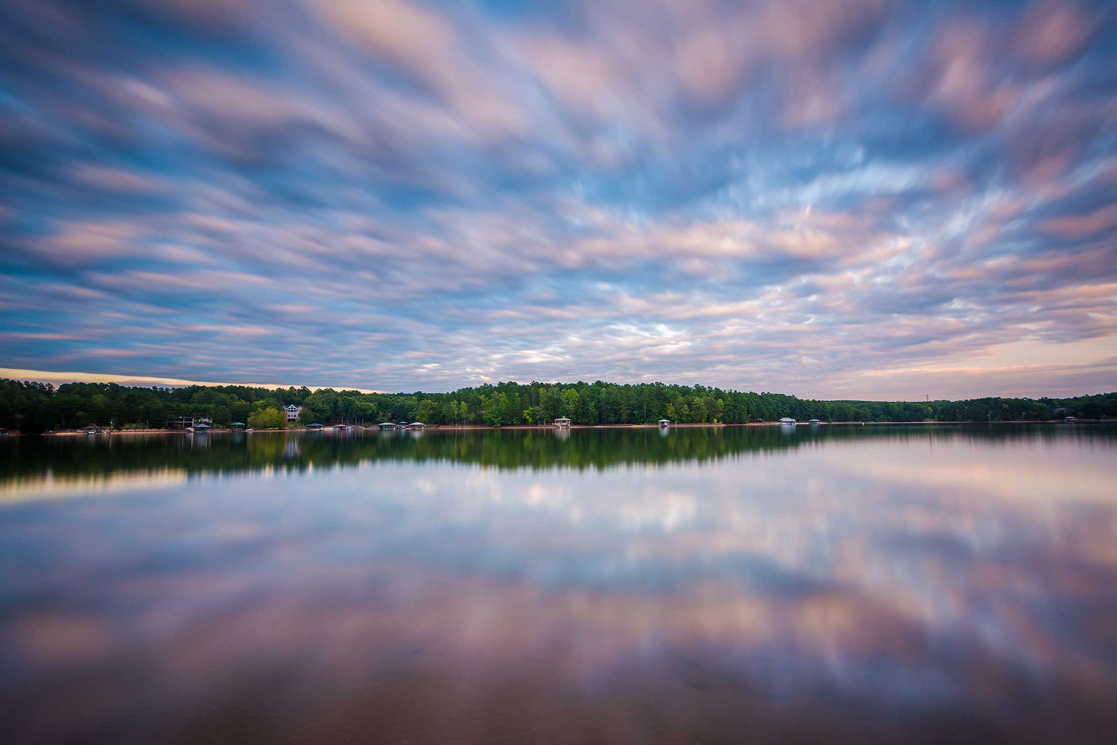 Lake and cloud view