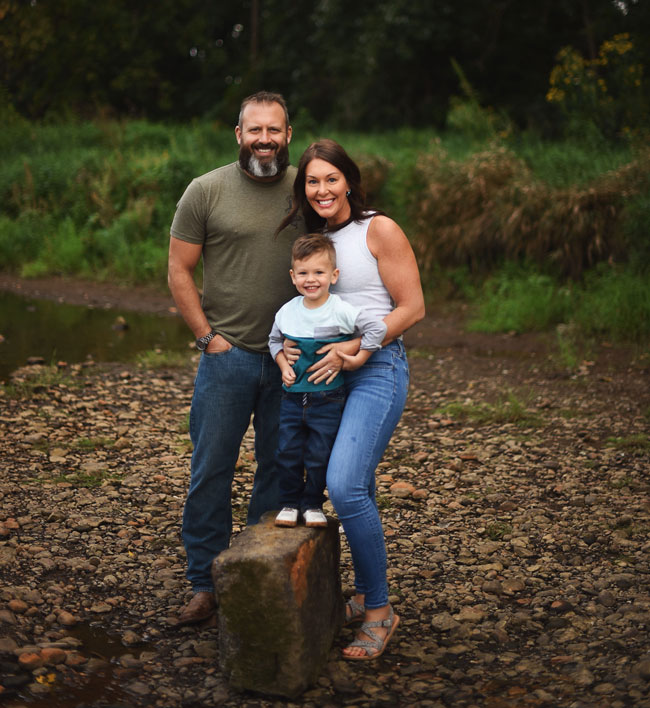 Sara and family
