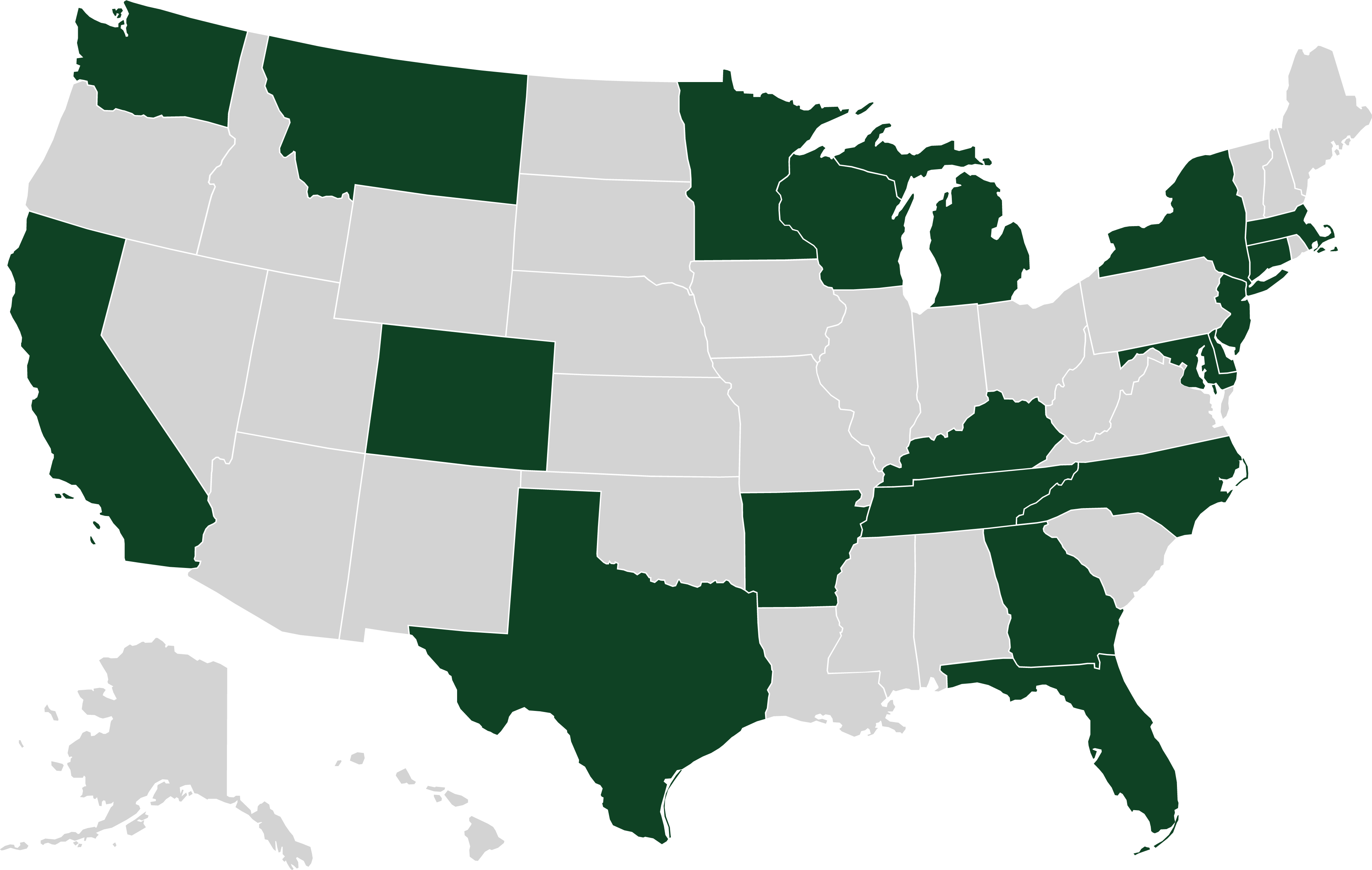 Licensed States