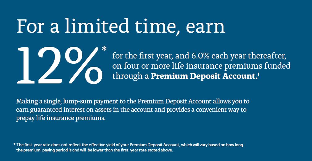 Premium Deposit Account