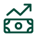 dollar arrow trend icon