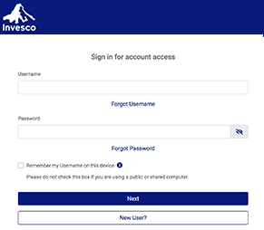 Invesco login