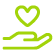 hand holding heart icon
