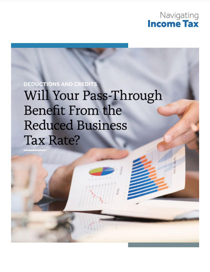 Will Your Pass-Through Benefit from the Reduced Business Tax Rate