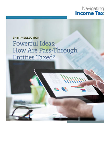 How are Pass-Through Entities Taxed?