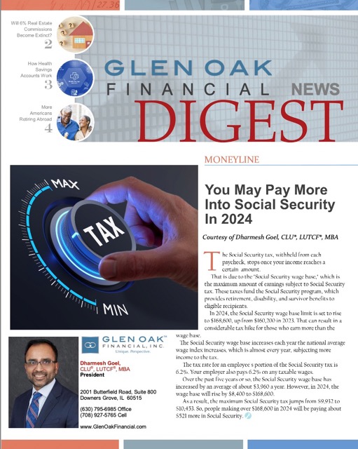 You May Pay More Into Social Security in 2024...