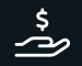 hand dollar icon