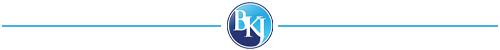 BKJ icon and accent line