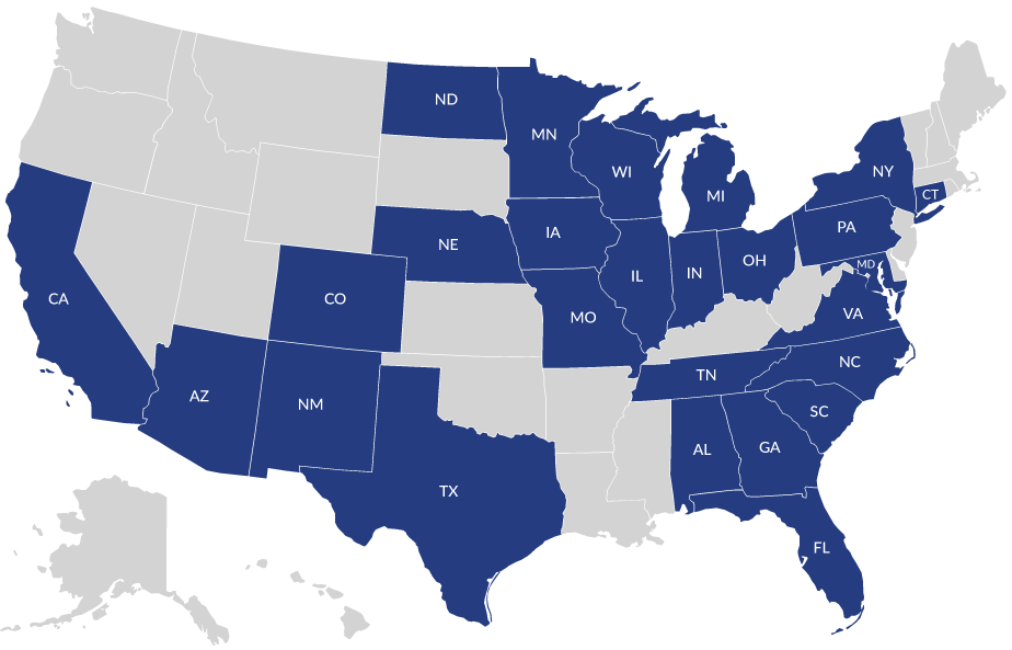 CF map of US 2022