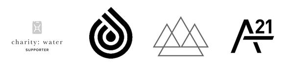 4 One Color Charity Logo Lockup Above Footer