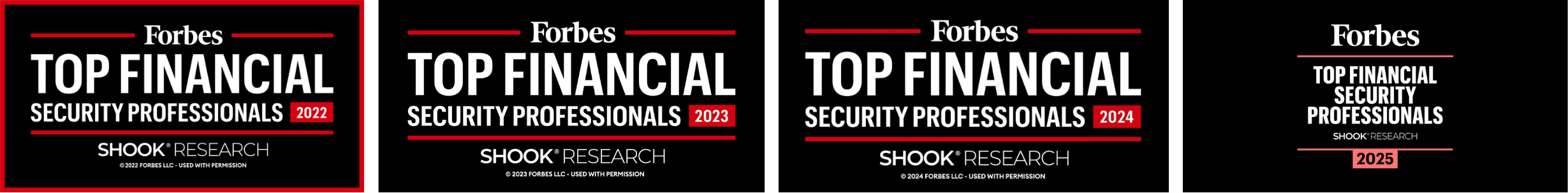 Thumbnail of all years awarded