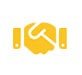 Icon of hands shaking
