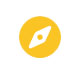 Icon of a compass symbol