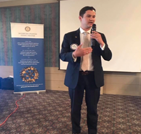 Ethan Anderson Delivering Speech Image
