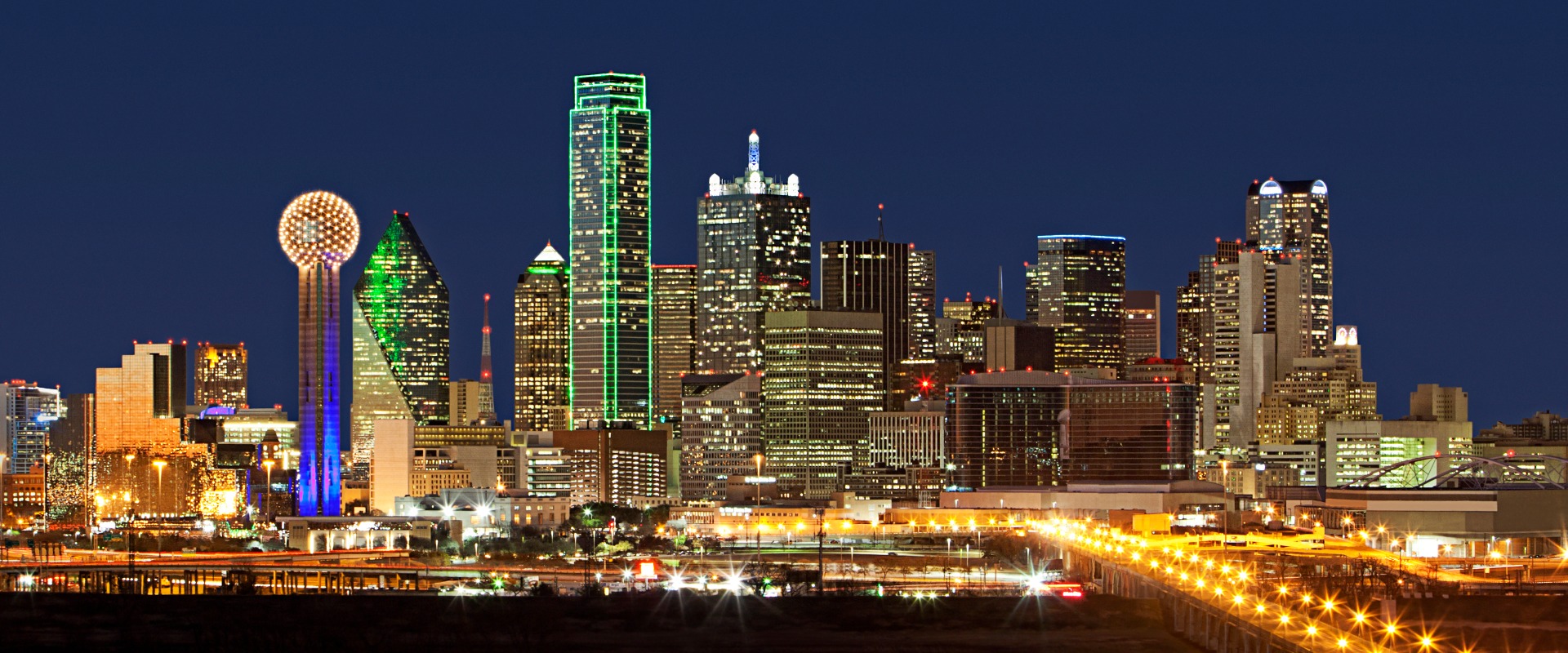 Dallas and Fort Worth Skyline