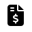 document with a dollar sign icon