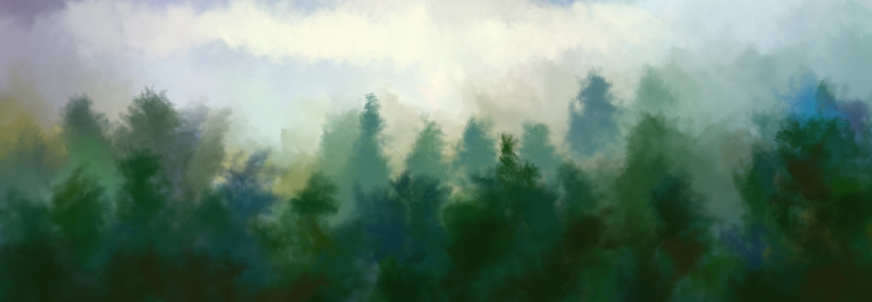 watercolor landscape​