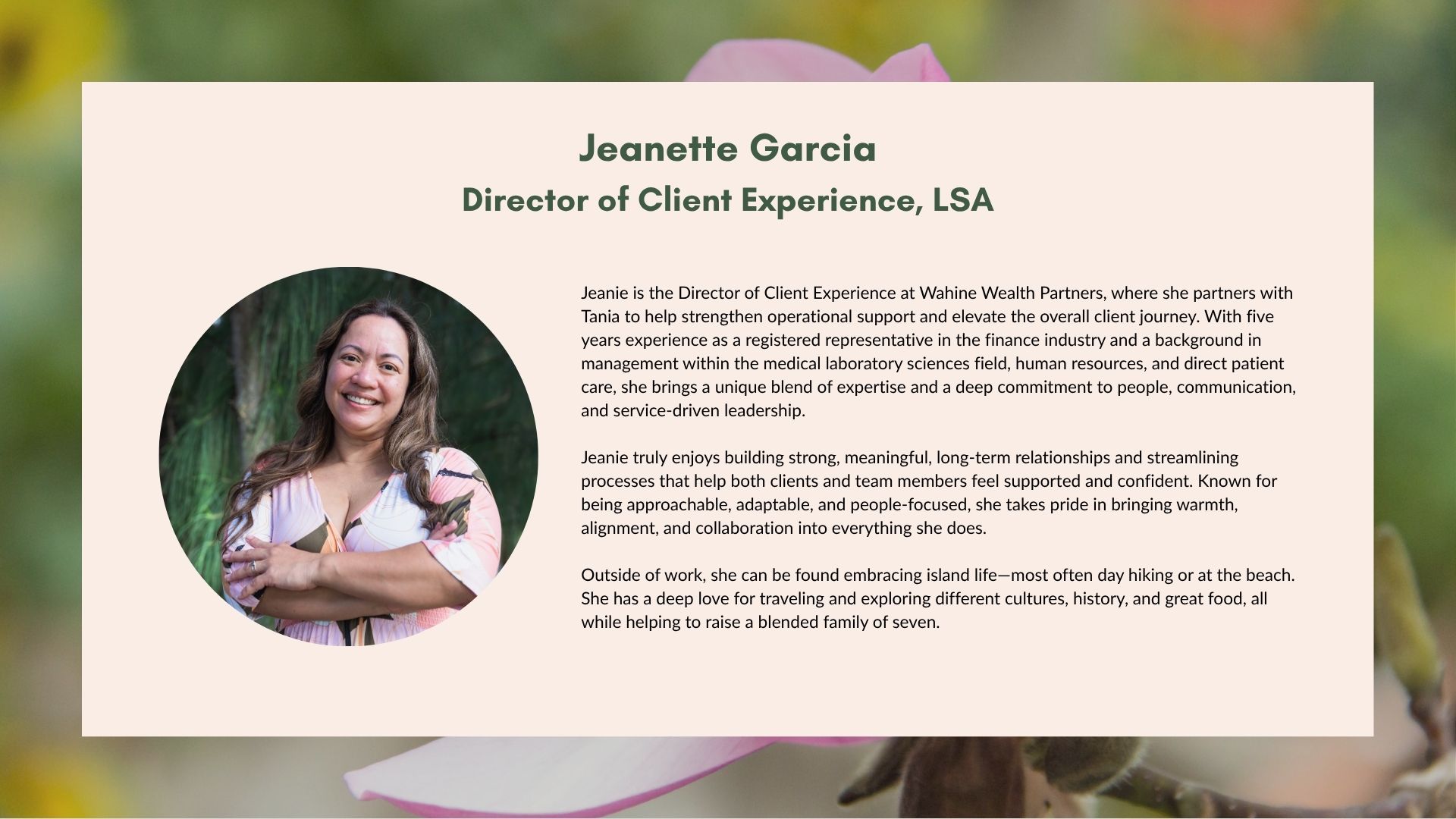 bio jeanette