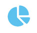 Icon of a pie chart
