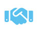 Icon of hands shaking