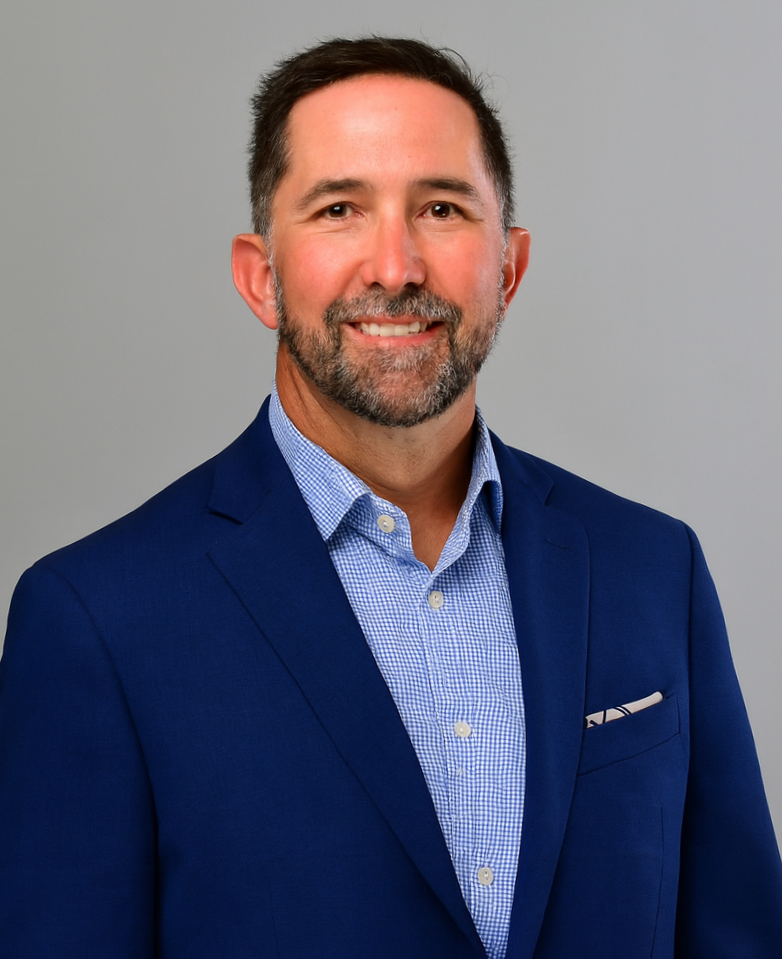 Wilson Blue suit no tie