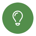 Icon of a lightbulb