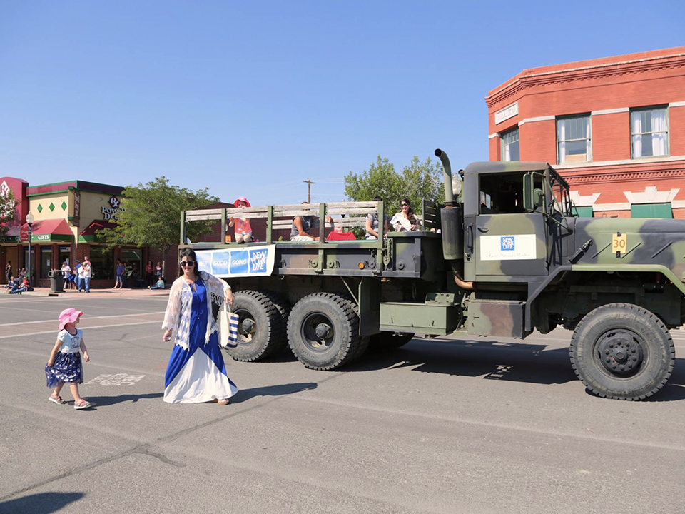walking in the parade 