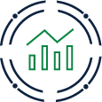Lyon bar chart icon