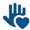 hand heart icon