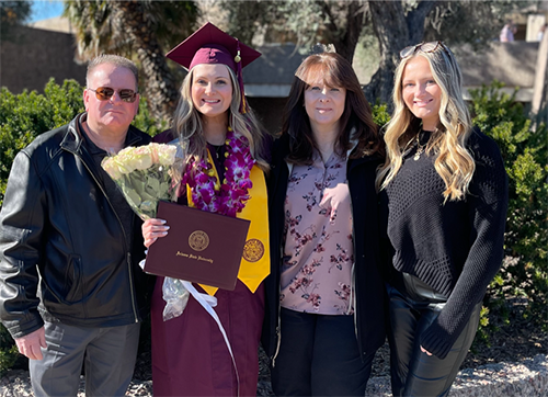 Natalie Reader and her family 
