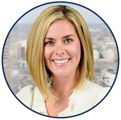 Colleen Henney headshot - blue border