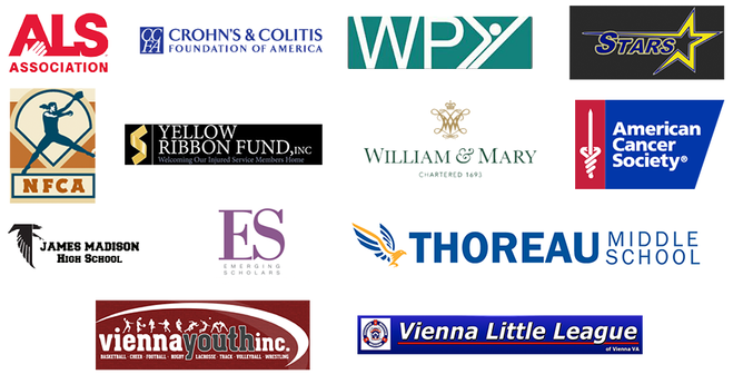 Charities Supported by SFA Logos