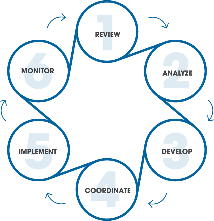 Process Wheel Graphic