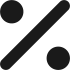 percent symbol icon