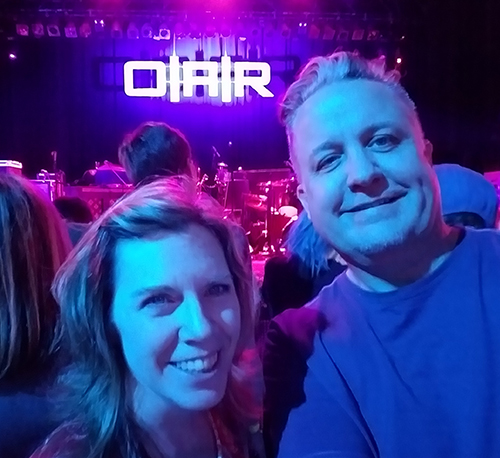 Steve and Wife at OAR Concert Image