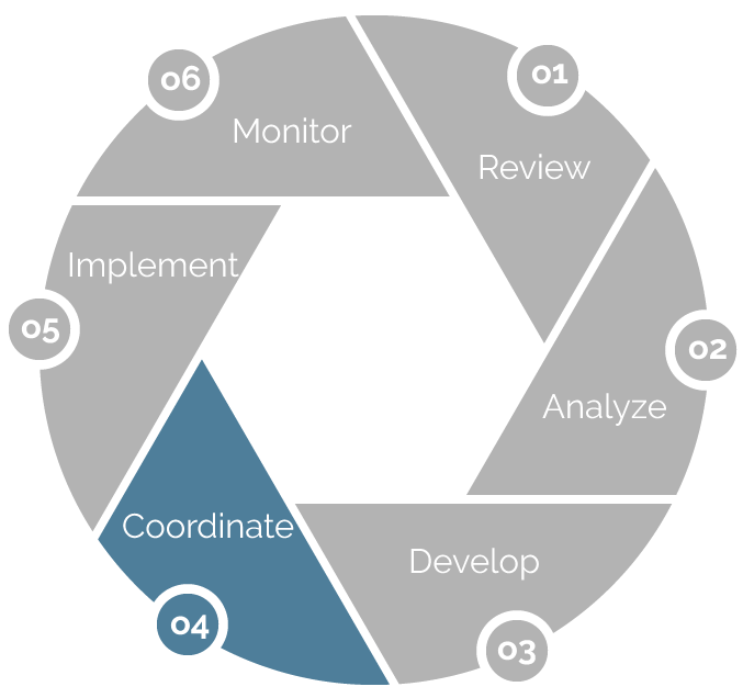 Process Wheel Graphic Step 4 Coordinate