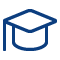 grad cap icon