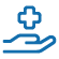hand holding medical icon