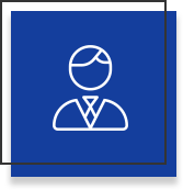 business man icon - dark