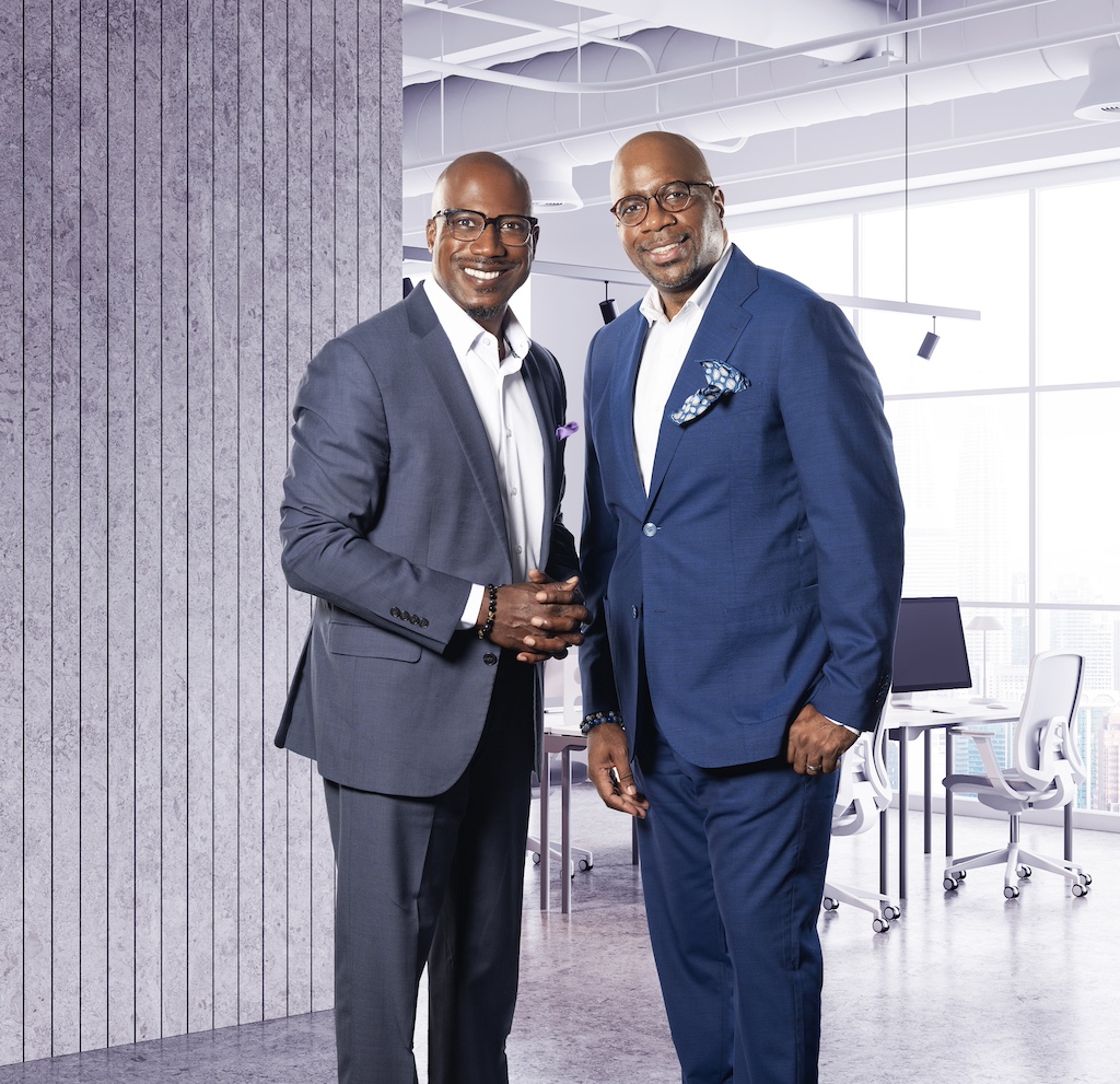 Al Johnson and Broderick Young portrait