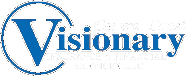 Central Coast Visionary Insurance & Financial Services Logo White Color