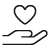 hand heart icon