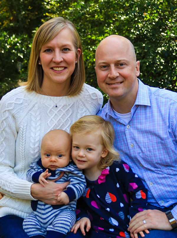 Rich Maus With Wife and Two Children Image