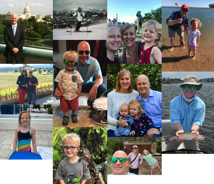 Rich personal photo collage