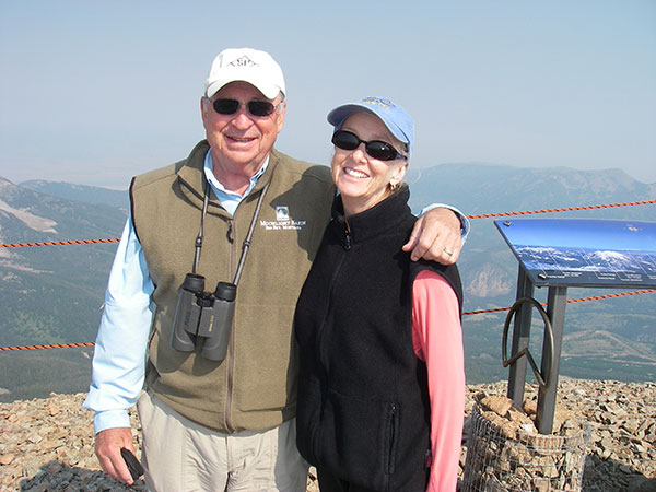 Steve Maus & Wife Atop Summit Image
