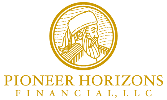 PHF logo - gold, stacked